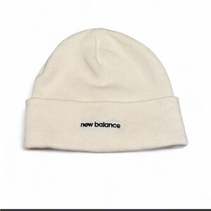 New Balance Ivory Knit Beanie